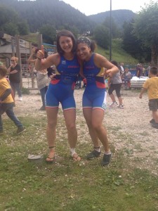 Giada Golinelli e Sara Sarti al Dolomiti Triathlon