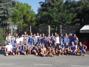 La squadra dell' Imola Triathlon al Triathlon di Faenza 2015