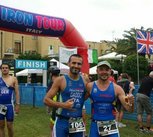 Antonio Gaddoni e Marco Marzocchi alla 5a tappa dell'IronTour Isola d'Elba