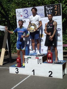 Luca Cavina 3° classificato al triathlon sprint città di Faenza.